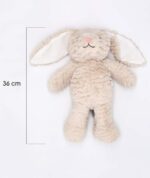 Mollis Hase Kuscheltier Baby (36cm groß) – Weiches Stofftier für Kinder & Babys – helhase – Bild 4